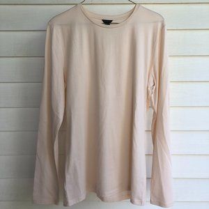 💥2 for $15💥Ann Taylor Pale Pink Longsleeve L